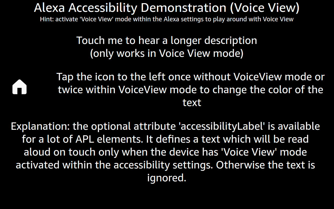 Voice View Screenshot