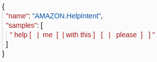 Alexa voice model compact rule based notation